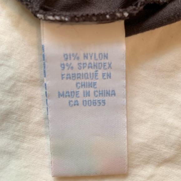 Brown stretch camisole with lace, L, EUC, Smart Set - Picture 6 of 7